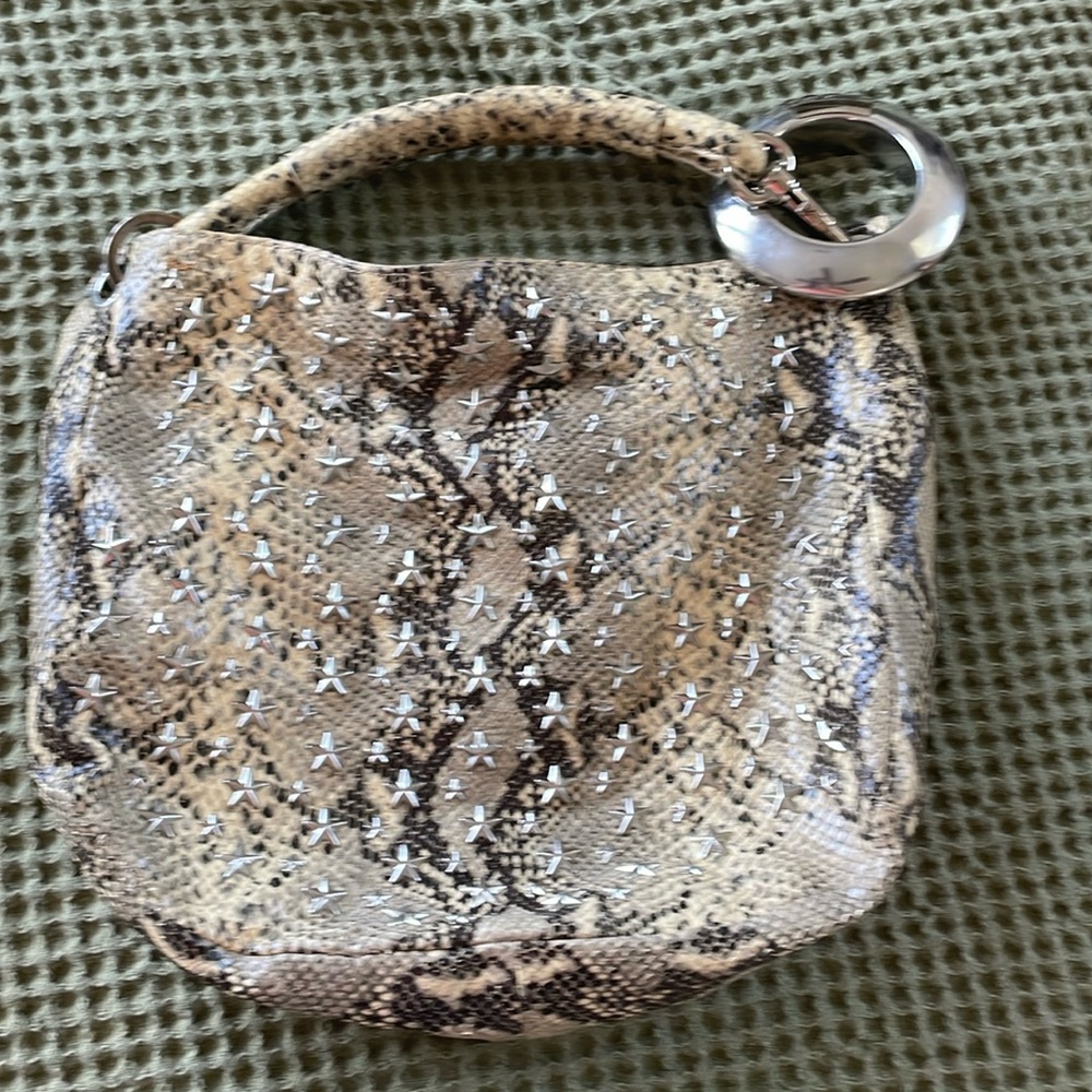 Jimmy Choo snakeskin bag